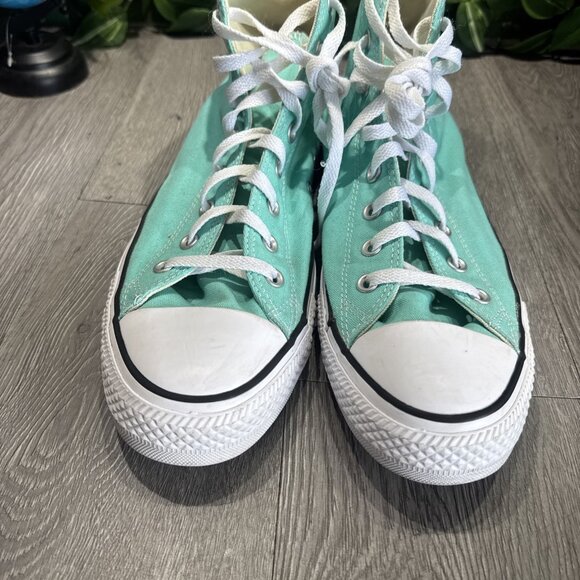 Converse Chuck Taylor All Star High Top Sneakers Teal Green Unisex M Men 13 - Picture 3 of 8